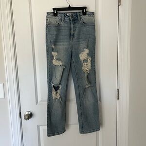 Cello Light Wash Ripped Jeans Size 5/27